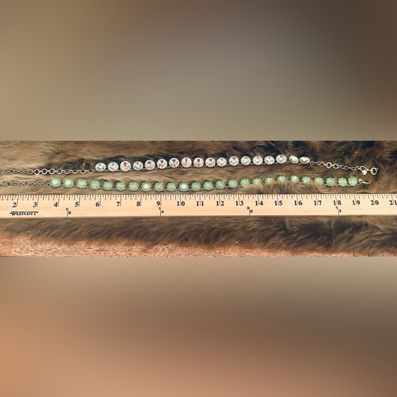 J.Crew Swarovski necklace blue - Picture 5 of 6